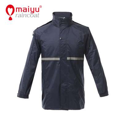 Manufacturer raincoat foldable bicycle rain jacket polyester custom