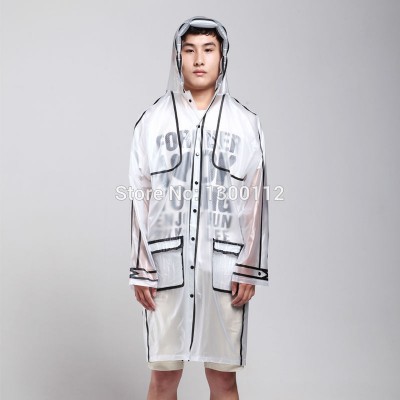 clear adult plastic raincoats with hood