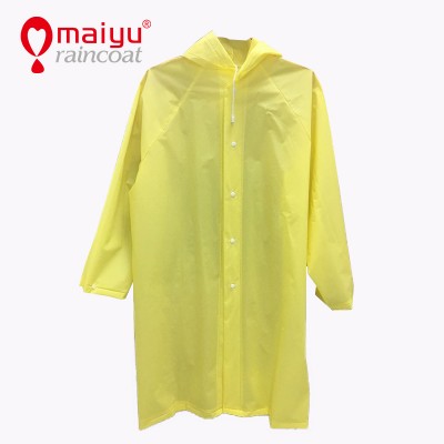 Custom Logo Printing Outdoor eva raincoat rain poncho