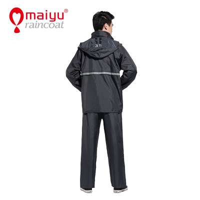 Wholesale polyester motorcycle raincoat suits water proof rain jacket