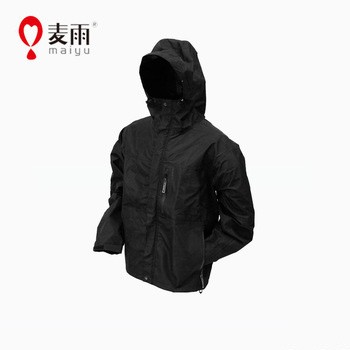 Maiyu fordable cheap polyester rain jacket wholesale S-3XL size