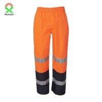 OEM Contrast High Visibility Men Work Safety Waterproof Reflective Trousers