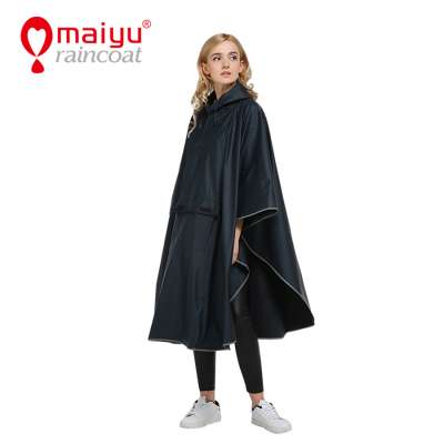 Women fashion rain jackets with hood poncho ladies lightweight travel raincoats