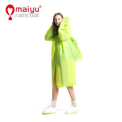 High quality hiking 100% waterproof transparent pvc children rain coat